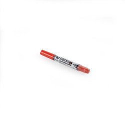Táblamarker 0,8mm, kerek hegyű, utántölthető ultra fine V-Board Pilot piros Táblamarker Pilot