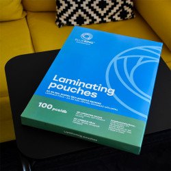 Lamináló fólia A3, 80 micron öntapadó hátlappal 100 db/doboz, Bluering®, Kötészeti kellék Bluering