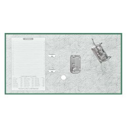 Iratrendező A4, 5cm,lapraszerelt, Bluering® Smart zöld Iratrendező Bluering