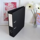 Iratrendező A4, 7,5cm, két oldalt PP borítás, Bluering® Premium fekete