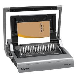 Spirálozógép, műanyag spirálkötéshez, manuális, 500lap, Fellowes® Galaxy Spirálozógép Fellowes
