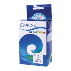 Utángyártott Hp 650/CZ102AE tintapatron color ORINK Tintapatron kompatibilis Orink