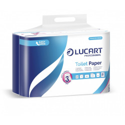 Toalettpapír 3 rétegű 140 lap/tekercs 100 % cellulóz hófehér 24 tekercs/csomag 3.24 Strong Lucart_811C78P Toalettpapírok Lucart