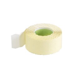 Árazószalag 25x12mm, stancolt 10 tekercs/csomag, Bluering®, fehér Árazószalag Bluering