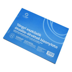 Tárgyi eszköz átadás átvétel bizonylat gazdálkodó szervezeten belül 25x4lapos A5, fekvő B.11-66 Bluering® Nyilvántartás Bluering