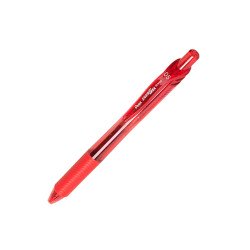 Rollertoll zselés 0,25mm, tűhegyű BLN105-BX, Pentel EnerGelX, írásszín piros Rollertoll PENTEL