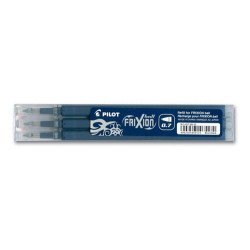 Rollertoll betét golyóméret 0,7mm, 3 db/csom Pilot Frixion Ball, írásszín tintakék Tollbetét Pilot
