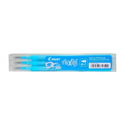 Rollertoll betét golyóméret 0,7mm, 3 db/csom Pilot Frixion Ball, írásszín világoskék Tollbetét Pilot