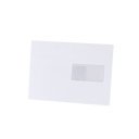 Boríték LC/5 szilikonos bélésnyomott jobb ablakos 45x90mm 162x229mm J20A60 Bluering® fehér