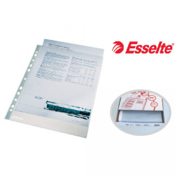 Genotherm lefűzhető, A4, 115 micron narancsos felül és belül nyitott Esselte 56193 100 db/csomag, Lefűzhető genotherm Esselte