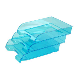 Irattálca műanyag 550 extra széles 345x270x67mm, Bluering®, kék Irattálca Bluering