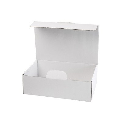 Irattári doboz A4, 375x250x115mm, mindkét oldalán fehér Bluering®