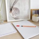 Rostirón, tűfilc vízbázisú, 0,5mm, hatszögletű test, Bluering® piros