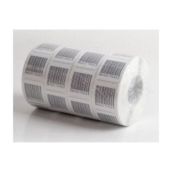 Etikett címke áruvédelmi (RF címke) álvonalkóddal 40x40mm, tekercses 1000 címke/tekercs Etikett - címke Egyéb