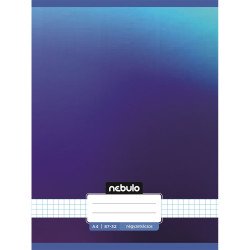 Füzet, A4, kockás, 87-32, Monochrome és Gradient minták II., 12 db/csomag Nebulo Iskolai füzet Nebulo