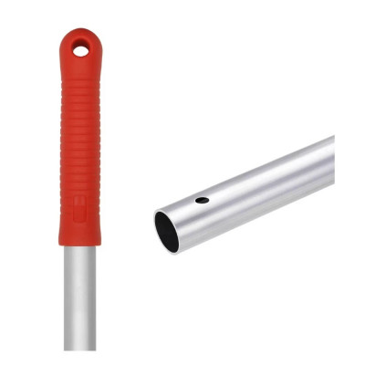 Felmosónyél alumínium (eloxált) 140 cm pattintós  AE140R piros markolat Felmosónyél alumínium (eloxált) 140 cm pattintós  AE140R piros markolat