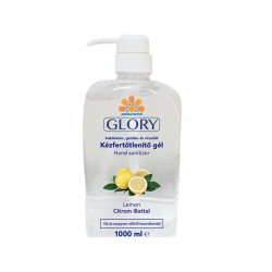 Kéz- és bőrfertőtlenítő gél 1liter Glory citrom Kézfertőtlenítő gél Glory