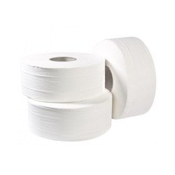 Toalettpapír 2 rétegű közületi átmérő: 19 cm 100 % cellulóz 120 m/tekercs 12 tekercs/karton Bluering® hófehér Toalettpapírok Bluering