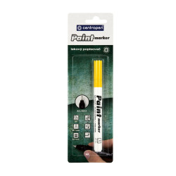 Lakkmarker 0,7mm, vékony metál hegy Centropen 9211 sárga Lakkmarker Centropen