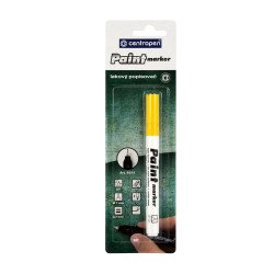 Lakkmarker 0,7mm, vékony metál hegy Centropen 9211 sárga Lakkmarker Centropen