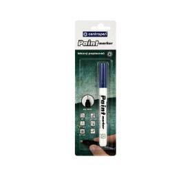 Lakkmarker 0,7mm, vékony metál hegy Centropen 9211 kék Lakkmarker Centropen