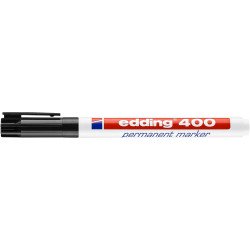Alkoholos marker 1 mm, kerek hegyű, Edding 400 fekete Permanent marker EDDING