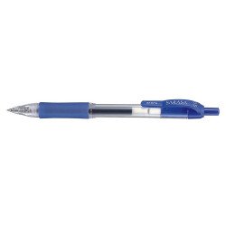 Zseléstoll 0,5mm, kék test, Zebra Sarasa Retractable, írásszín kék Zselés toll Zebra