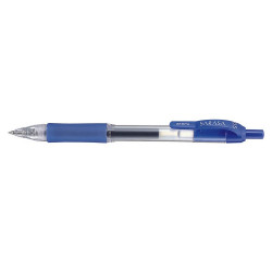 Zseléstoll 0,5mm, kék test, Zebra Sarasa Retractable, írásszín kék Zselés toll Zebra