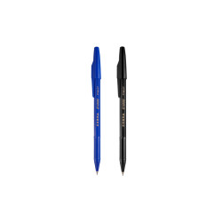 Golyóstoll 0,7mm, kupakos, kék B1000 Zebra, írásszín kék Golyóstoll Zebra