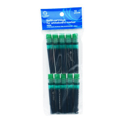Utántöltő patron cserélhető betétes táblamarkerhez Bluering zöld Táblamarker Bluering