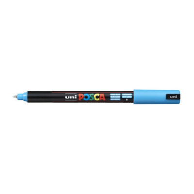Dekormarker 0,7-1mm, Uni, Posca PC-1MR világoskék Dekormarker 0,7-1mm, Uni, Posca PC-1MR világoskék