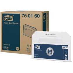 Toalettülőke takaró papír 250 lap/csomag  Advanced V1 Tork_750160 fehér Higiéniai kiegészítő TORK