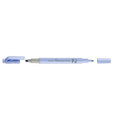 Szövegkiemelő kétvégű 1/3,5mm, vágott és kúphegyű, Pentel pasztell világoskék Szövegkiemelő kétvégű 1/3,5mm, vágott és kúphegyű, Pentel pasztell világoskék