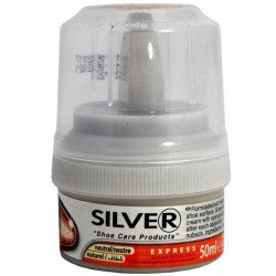 Cipőtisztító krém tégelyes 50 ml szivacsos Silver fekete Speciális tisztítószerek Egyéb