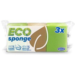 Mosogatószivacs 3 db/csomag formázott Bonus B019 Szivacsok, kendők, súrolók Bonus