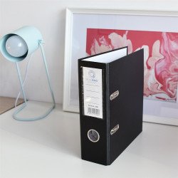 Iratrendező A5, 7,5cm,lapraszerelt, Bluering® fekete Iratrendező Bluering