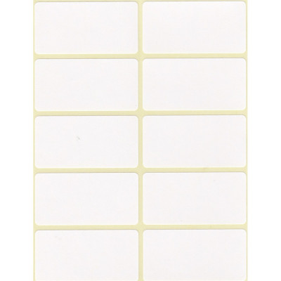 Etikett címke, 25x50mm, 6 lap, 10 címke/lap Etikett címke, 25x50mm, 6 lap, 10 címke/lap