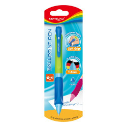 Golyóstoll 1 mm vegyes színű test Keyroad kék Golyóstoll Keyroad
