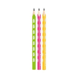 Grafitceruza HB, háromszögletű 6 db/bliszter Keyroad Jumbo vegyes színek Grafitceruza Keyroad