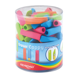Radír, ceruzavégre PVC mentes 72 db/display Keyroad Cappy vegyes színek Radír Keyroad