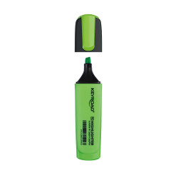 Szövegkiemelő vágott hegyű, lapos test Keyroad Fluo neon zöld