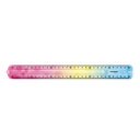 Vonalzó 30 cm, flexibilis Keyroad Flex Draw színátmenetes