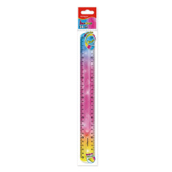 Vonalzó 30 cm, flexibilis Keyroad Flex Draw színátmenetes Vonalzó, szögmérő Keyroad
