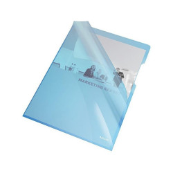 Genotherm `L` A4, 150 micron víztiszta felület Esselte Luxus kék L genotherm Esselte