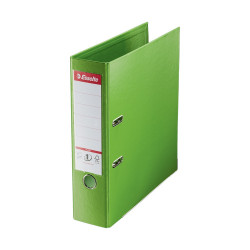 Iratrendező A4, 8cm, PP élvédő sínnel, Esselte Standard Plus Vivida zöld Iratrendező Esselte