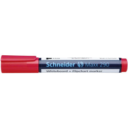 Tábla- és flipchart marker 2-3mm, kerek végű Schneider Maxx 290 piros Táblamarker Schneider
