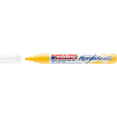 Akril marker 2-3mm, Edding 5100 citromsárga Akril marker 2-3mm, Edding 5100 citromsárga