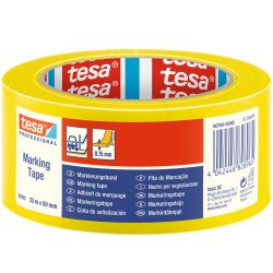 Jelölőszalag 50mmX33m Tesa sárga Kordonszalag, jelölő szalag Tesa