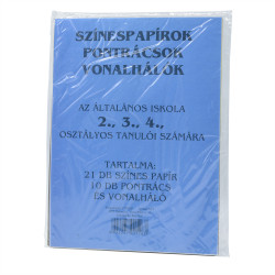 Színes papírok, pontrácsok 2-4.o. Iskolai készségfejlesztő Civis