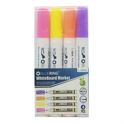 Táblamarker kerek test Bluering® neon, 4 klf. szín Táblamarker kerek test Bluering® neon, 4 klf. szín